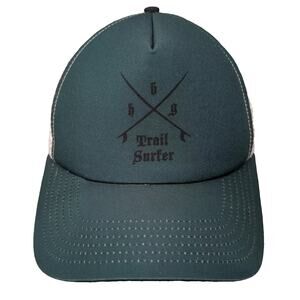 BOCO Gear Trucker Hat Green White One Size Trail Surfer Running Store Snapback